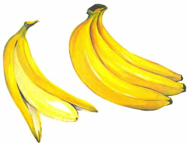 Банан очищенный